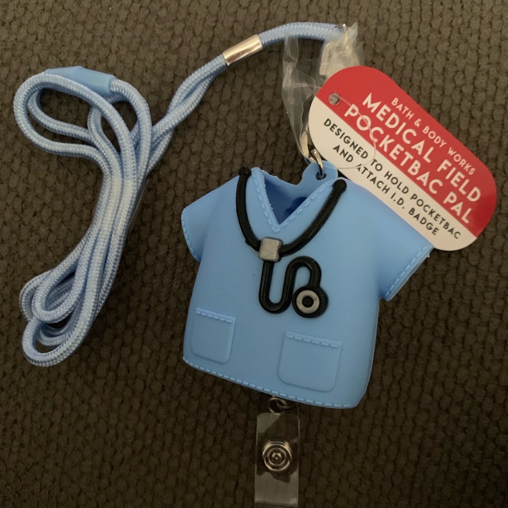 NWT Bath & Body works lanyard/badge sanitizer